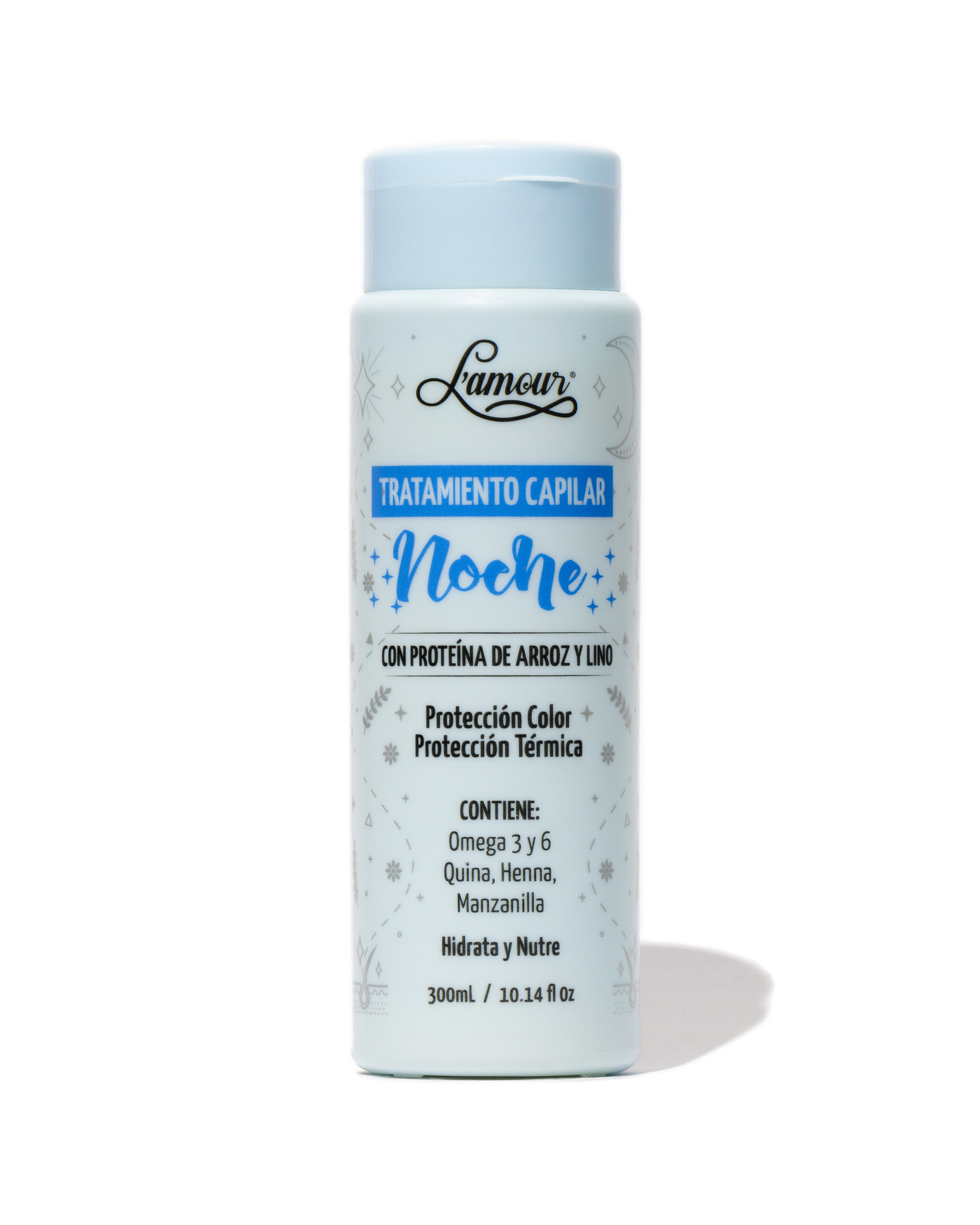 Tratamiento Noche L’amour que repara, fortalece y nutre el cabello durante la noche.