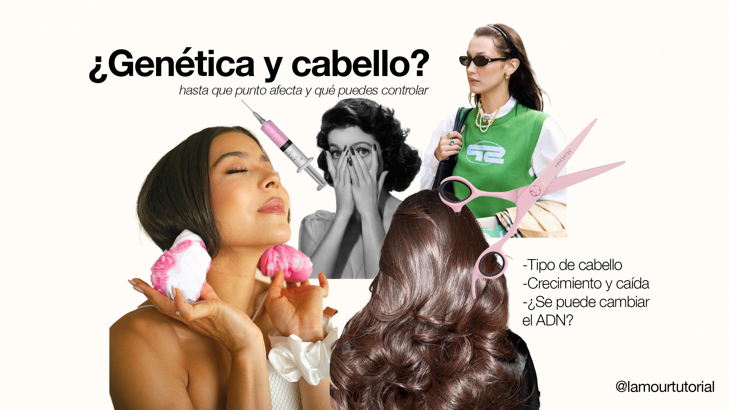 ¿La genética influye en tu cabello?