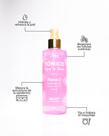 Tónico Agua De Rosas